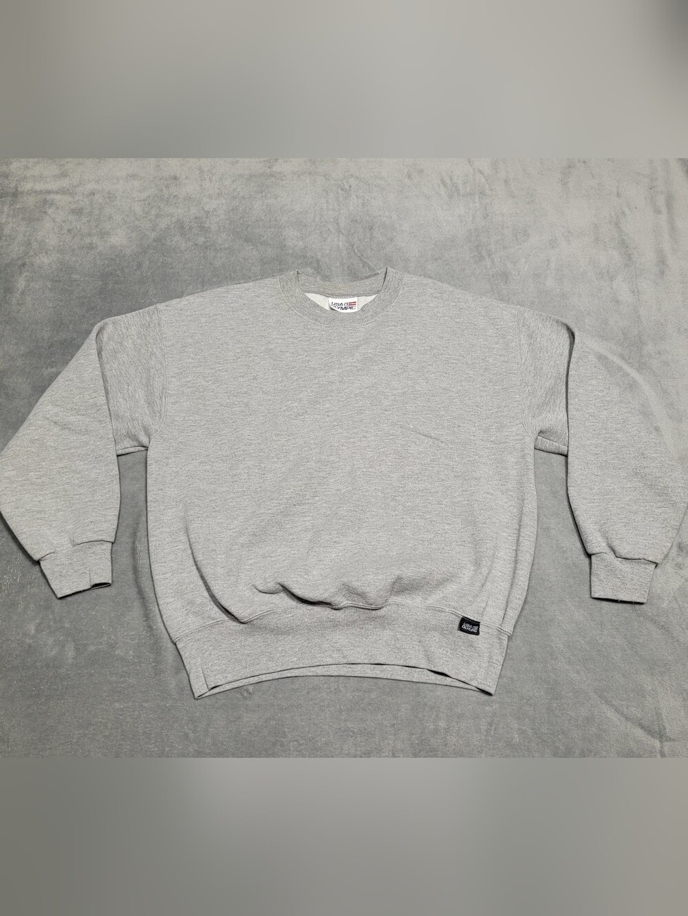 Vintage USA Olympic Sweatshirt Men’s Large Gray Sweater
